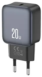Мережевий зардний пристрій XO L153 - 20W PD Single port USB-C чорний (7109746) - мініатюра 3