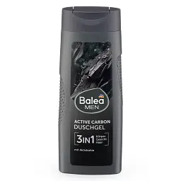 Гель для душу Balea MEN Active Carbon 3 в 1 з активним вугіллям 300 мл