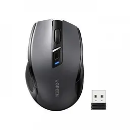 Бездротова мишка комп'ютерна UGREEN MU006 Ergonomic Wireless Mouse 2.4G чорний 90855 Мишка для ноутбука та ПК