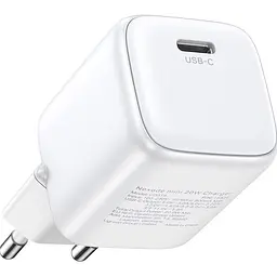Мережевий зарядний пристрій Ugreen CD318 Nexode Mini 20W PD GaN Tech Charger White (15324) [99293] - мініатюра 3