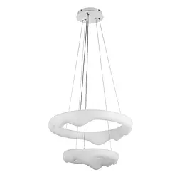 Люстра стельова LED Levistella 797MD6002 (500+330), 80W, діаметр 330+500 мм, три режими світла, пульт, сучасний стиль - мініатюра 2