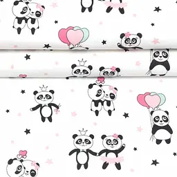 Підковдра дитяча Cosas Panda 110х140 см (PandaLoveRose_Dots_140q) - мініатюра 4