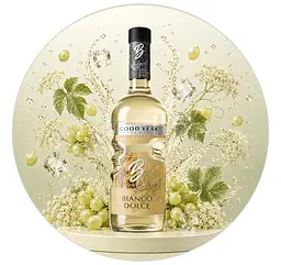 Винний напій Bolgrad Good Year напівсолодкий білий Bianco Dolce 10% 0.75 л - мініатюра 7