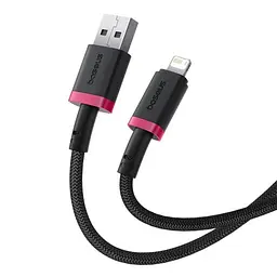 PD Кабель Baseus Dura Series Type-C to Lightning 20W 1m чорний-червоний P10377800U01-01 - мініатюра 3