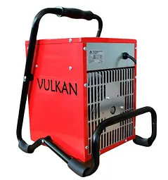 Електричний тепловентилятор Vulkan 2,0 кВт, площа обігріву 20 кв.м., червоний, підлоговий, SL-TSE-20C - мініатюра 2