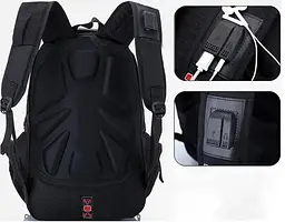 Рюкзак, швейцарський рюкзак, SwissGear 8810, рюкзак туристичний, рюкзак для ноутбука Чорний - мініатюра 3