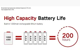 Налобний ліхтар Boruit B33 XP-G2 + 2*3030 водонепроникний ліхтарик - мініатюра 8