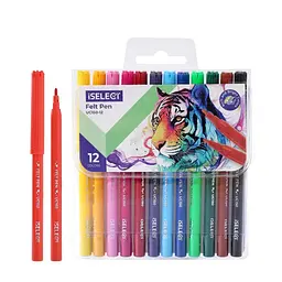 Фломастери Deli UC150-12 iSelect 12 кольорів