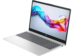 Ноутбук HP 15-fd1058ua 15.6 FHD IPS AG, Intel U5-125H, 16GB, F512GB, UMA, DOS, сріблястий (B22CBEA) - мініатюра 3