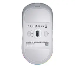 Ігрова миша HATOR HTM-731 Quasar3 Wireless ESports Gaming 12000dpi 35G White - мініатюра 5