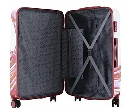 Валіза Semi Line 28" (L) White/Red Print (T5654-3) (DAS302890) - мініатюра 4