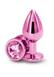Анальна пробка Ns Novelties Pink MEDIUM Rear Assets, 8,2 см, рожевий