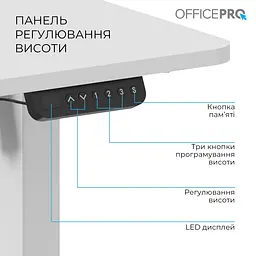 Компютерний стіл OfficePro ODE1260W - мініатюра 5