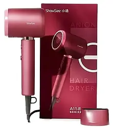 Фен Xiaomi ShowSee Electric Hair Dryer Red A11-R - мініатюра 3
