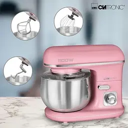 Кухонний комбайн - тістоміс Clatronic KM 3711 Pink 5 л