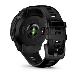 Смарт-годинник Garmin Instinct Crossover Amoled Tactical Black with Black Silicone (010-03398-42) - мініатюра 2