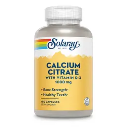 Кальцій цитрат Calcium Citrate w/Vit D-3 1000mg - 180 caps