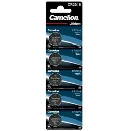 Батарейка Camelion CR 2016 Lithium * 5 (CR2016-BP5)