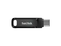 USB флеш накопичувач SanDisk 256 GB Ultra Dual Drive Go USB 3.0/Type-C Black (SDDDC3-256G-G46) - мініатюра 2