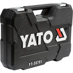 Набір головок торцевих Yato квадрат 1/2", 1/4" з інструментами та насадками 108 шт. (YT-38791) - мініатюра 9