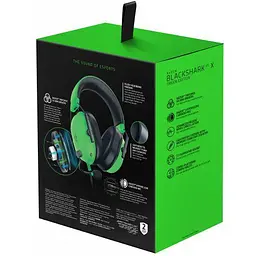 Навушники Razer BlackShark V2 X Green, професійна геймерська гарнітура - мініатюра 5