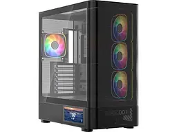 Корпус MODECOM VOLCANO AQ400 ARGB MIDI BLACK (MC-A-AQ400-4FA-B)