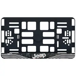 Рамка номера Jeep під Американський номер 300х150 мм Кольоровий Логотип