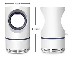 Пастка для комарів мурашок електрична USB лампа знищувач відлякувач Mosquito Killer Lamp білий - мініатюра 6