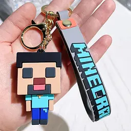 Брелок Watchbands Стів з Майнкрафт Steve Minecraft великий (KCHN-MNCRFT/02) - мініатюра 4
