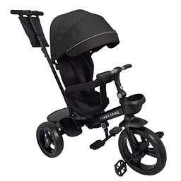 Велосипед дитячий триколісний MT 1001-1 Elegant Black з батьківською ручкою