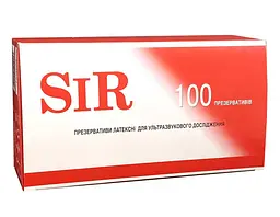 Презервативи для УЗД Sir без змазки 100 шт. / Насадка презерватив для ректовагінальних досліджень, аналог Viva - мініатюра 1