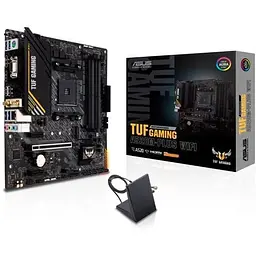 Материнська плата Asus TUF Gaming AM4 (A520) A520M-PLUS WIFI, A520, 4xDDR4, Int.Video(CPU), 4xSATA3, 1xM.2, 1xPCI-E 16x 3.0, 2xPCI-E 1x8 Bluetooth 5.0, 6xUSB3.2/6xUSB2.0, VGA/HDMI/DP, MicroATX - мініатюра 2