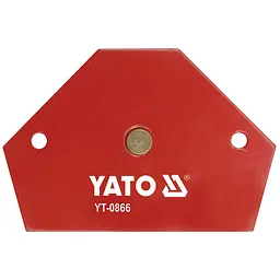Струбцина магнітна для зварки YATO 11.5 кг 64x95x14 мм (YT-0866)