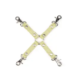 BDSM набір Liebe Seele Macaron Bondage Kit 9 шт. жовтий - мініатюра 12