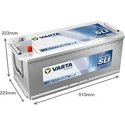Акумулятор Varta Promotive SLI 12В 180Аг 1100А (EN) R+ (680033110) - мініатюра 2
