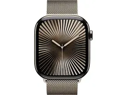 Смарт-годинник Apple Watch Series 10 GPS + Cellular 46mm Natural Titanium Case w. Natural Milanese Loop - M/L (MWYC3) - мініатюра 2
