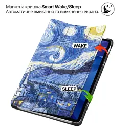 Чохол до планшета BeCover Smart Case Lenovo Idea Tab Plus 12.1" Night (715157) - мініатюра 4