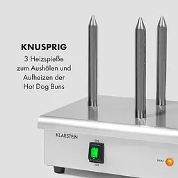 Хот дог мейкер гриль Klarstein Wurstfabrik 600 (10034454) - мініатюра 5