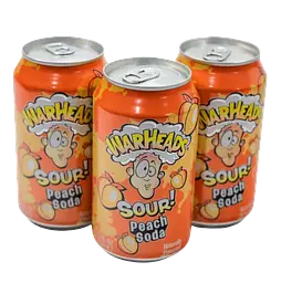 Кислий газований напій Warheads Sour Peach Soda 355 мл - мініатюра 6