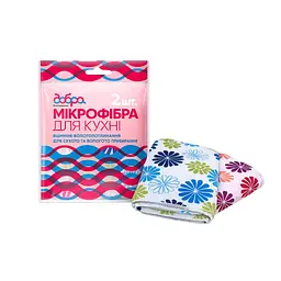 Серветки для прибирання Добра Господарочка з мікрофібри для кухні 2 шт. (4820086522052)