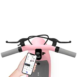 Електросамокат з сидінням OKAI Ceetle PRO EA10C Pink 10', 350(900)W, 25Km/h, 10.4Ah, 55Km, 20%, NFC, App.29kg (EA10C-P) - мініатюра 10