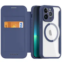 Чохол-книжка Dux Ducis Skin X Pro with MagSafe для Apple iPhone 15 Pro (6.1) Blue - мініатюра 2