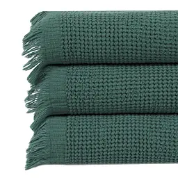 Набір рушників Lotus Home - Rius green зелений 30x50 (3 од.) - мініатюра 2