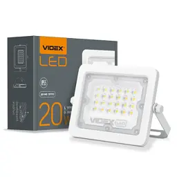 Прожектор Videx LED 20W 5000K 220V (VL-F2e-205W) - мініатюра 3