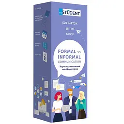 Настільна гра English Student Картки для вивчення англійської мови English Student Formal&Informal Communication (укр.) (591225925)
