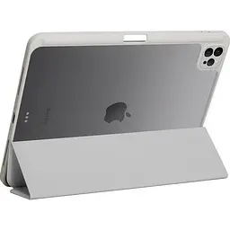 Чохол-книжка BeCover Soft Edge TPU з кріпленням Apple Pencil для Apple iPad Pro 11" M4 2024 Сірий (711715) - мініатюра 3