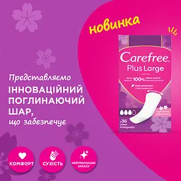 Щоденні прокладки Carefree Plus Large 36 шт. - мініатюра 6