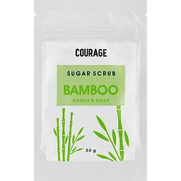 Цукровий скраб для рук і тіла Courage Sugar Scrub Mini Bamboo 50 г