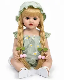Реалістична Кукла Реборн 55 см повністю вінілова Doll Reborn Baby Born К0100320