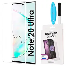 Захисне скло DK для Samsung Galaxy Note20 Ultra N985/N986 UV Curved 012754 clear 2 шт. - мініатюра 2